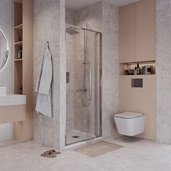 Niagara Душевая дверь в нишу Nova 100x195 NG-66-10A – фотография-4